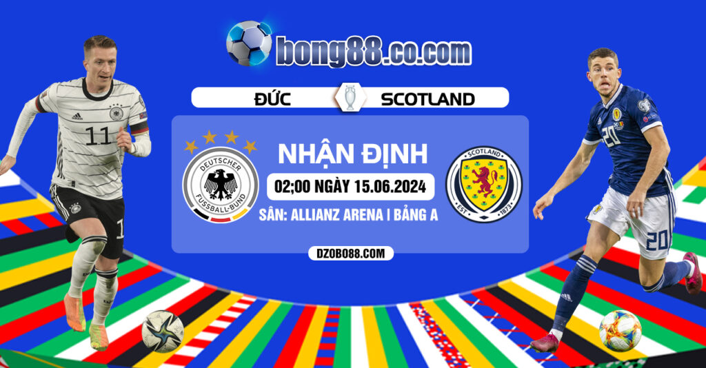 Soi kèo Đức vs Scotland